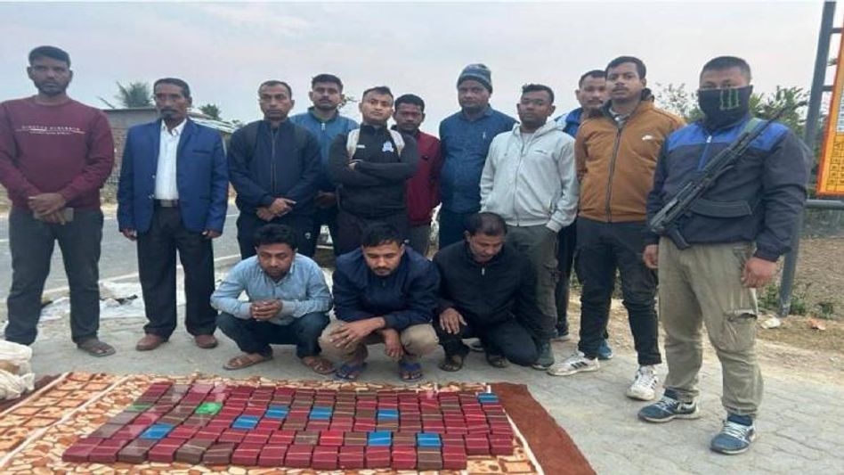 Assam: Drugs worth Rs 10 crore seized in Karimganj district Assam: Drugs worth Rs 10 crore seized in Karimganj district