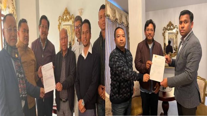Members of UDP, PDF extending their support to NPP chief Conrad Sangma to form government