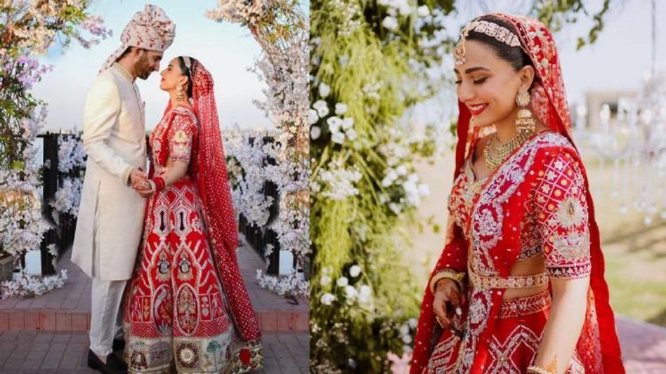 Pakistani actress Ushna Shah quits Instagram after getting brutally trolled for wearing an Indian-style lehenga  Pakistani actress Ushna Shah quits Instagram after getting brutally trolled for wearing an Indian-style lehenga