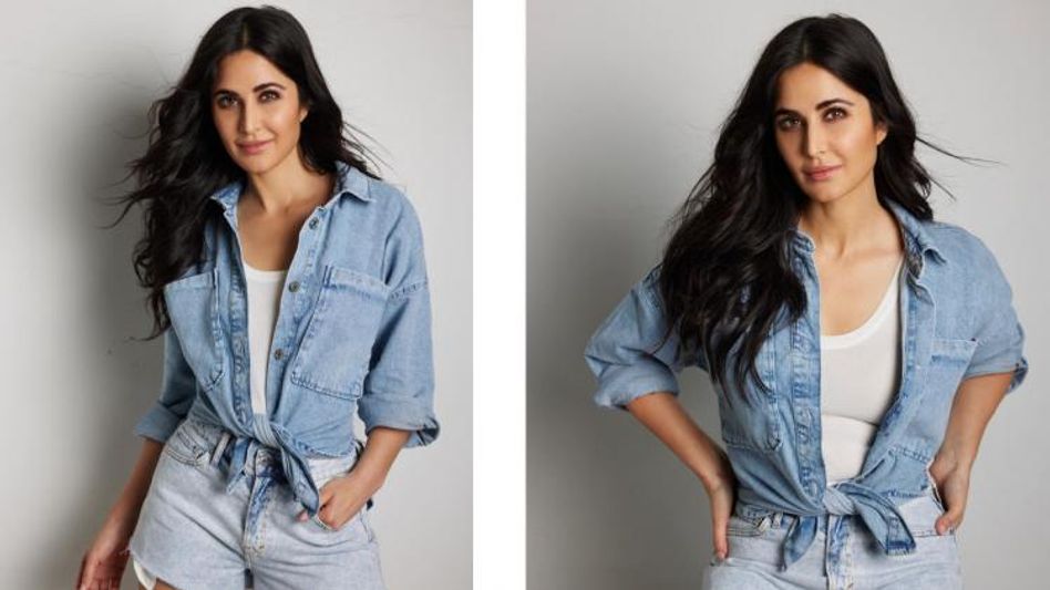 Katrina Kaif’s playful denim outfit and no-makeup look is all you need for a funky Sunday outing Katrina Kaif’s playful denim outfit and no-makeup look is all you need for a funky Sunday outing