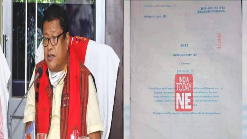 Assam Education Minister Ranoj Pegu denies reports of Geography question paper leak, urges students to be alert Assam Education Minister Ranoj Pegu denies reports of Geography question paper leak, urges students to be alert