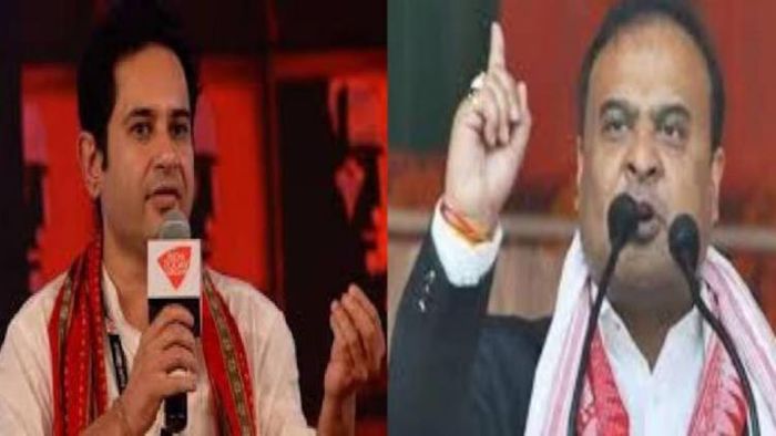 Tipra Motha chief Pradyot Manikya Debbarma (L), Assam CM Himanta Biswa Sarma (R)