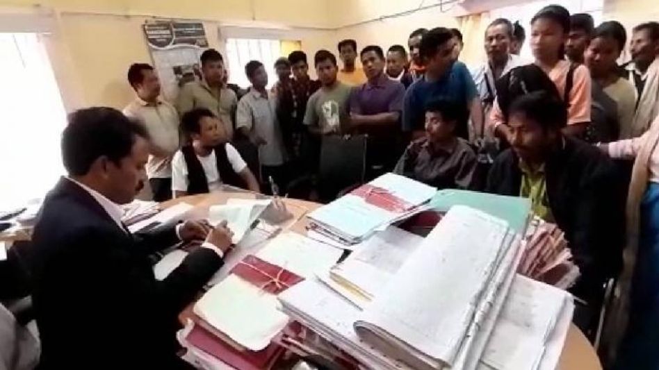 Villagers in Dima Hasao protest land acquisition for two-lane highway under Assam Mala Villagers in Dima Hasao protest land acquisition for two-lane highway under Assam Mala