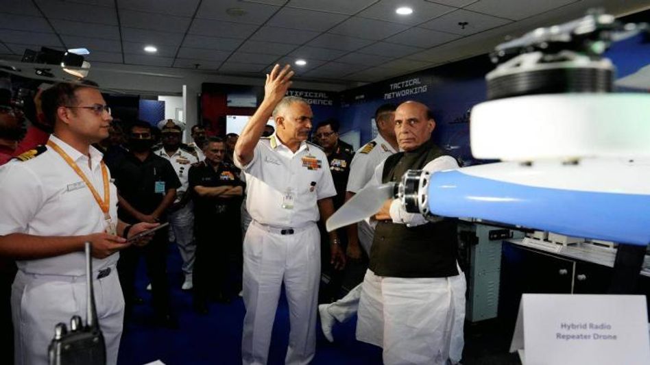 Union Defence Minister Rajnath Singh to address Naval Commanders' Conference of 2023 Union Defence Minister Rajnath Singh to address Naval Commanders' Conference of 2023