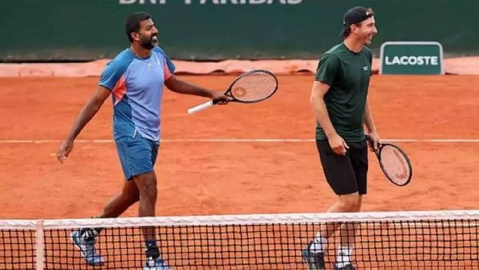 Rohan Boppana and his Australian partner Matt Ebden