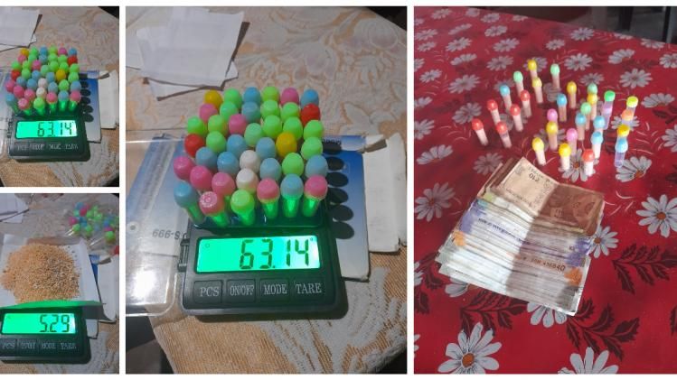 Major drug bust in Assam: Two peddlers and a woman arrested in Samaguri hotel raid