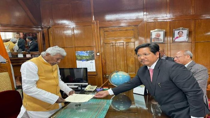 NPP leader Conrad Sangma