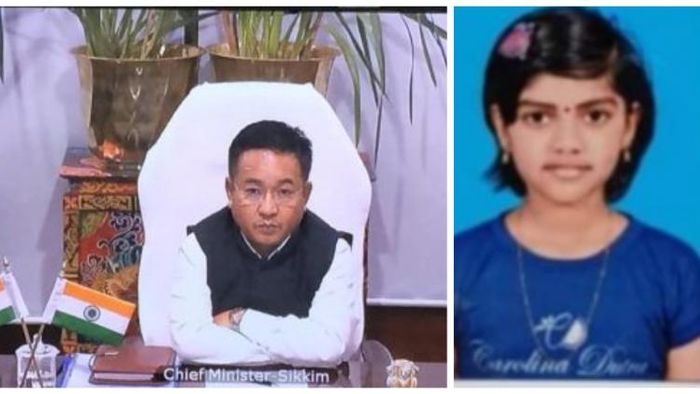 3rd grade student from Madurai donates to Sikkim CM's Relief Fund on International Women's Day