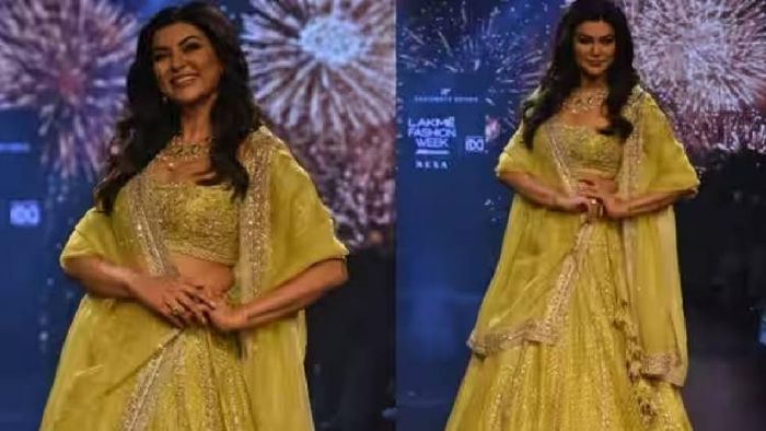 Sushmita Sen walks the ramp as she resumes work after heart attack, fans laud her