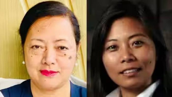 Salhoutuonuo Kruse (L), Hekani Jakhalu (R)