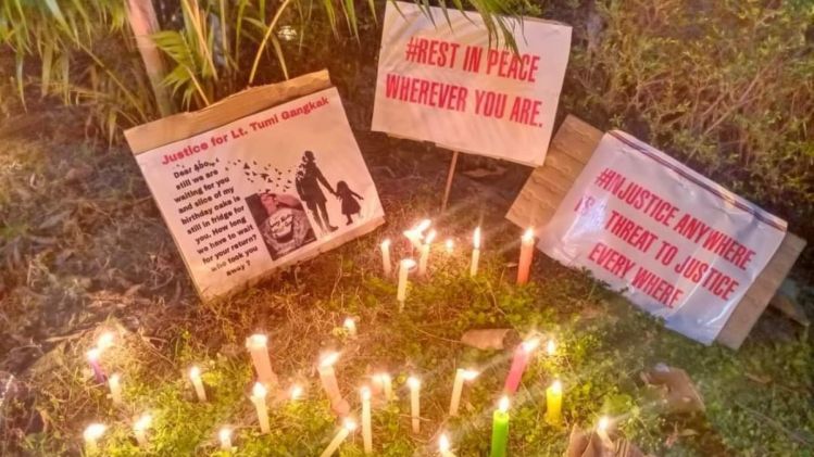 Arunachal: Thousands join candlelight vigil seeking justice for former APPSC official Tumi Gangkak Arunachal: Thousands join candlelight vigil seeking justice for former APPSC official Tumi Gangkak