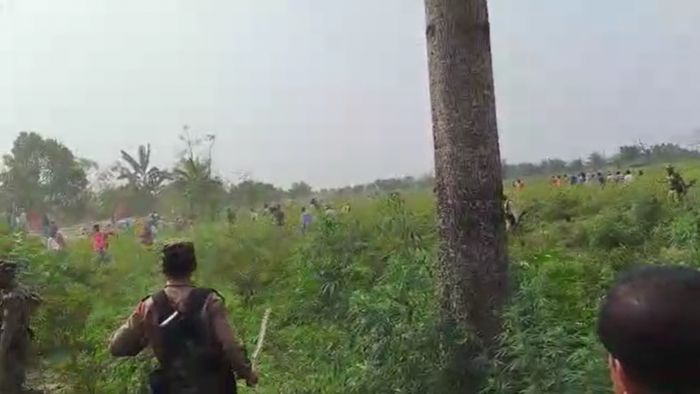 Tension mounts as villagers protest against setting up of forest camp inside LP school in Nagaon