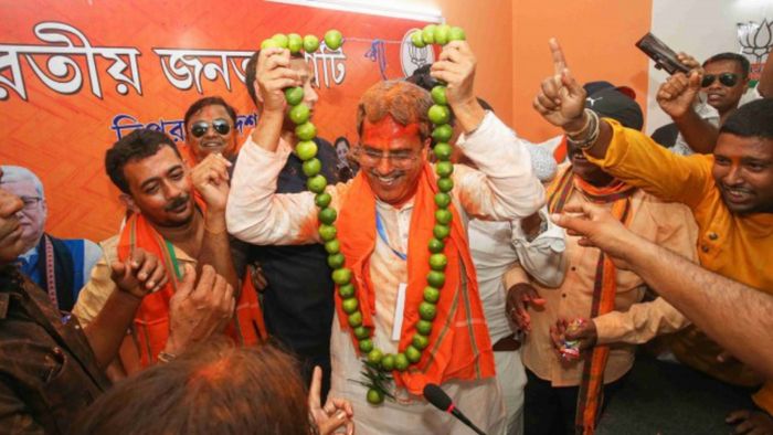 BJP+ set to return to power in Tripura