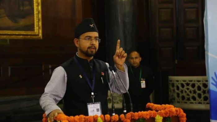 Naresh Chettri secures 2nd position in National Youth Parliament Festival 2023