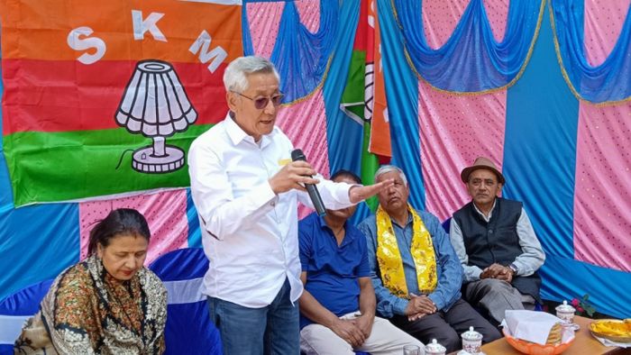 SKM party holds public outreach programme "Government at Doorstep" at Namcheybong constituency