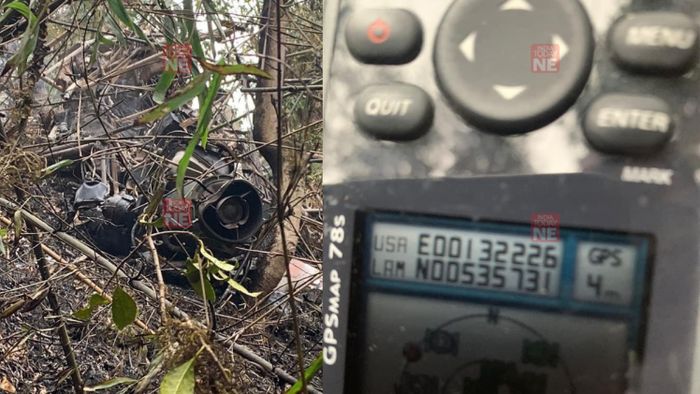 Army chopper with two pilots on board crashes