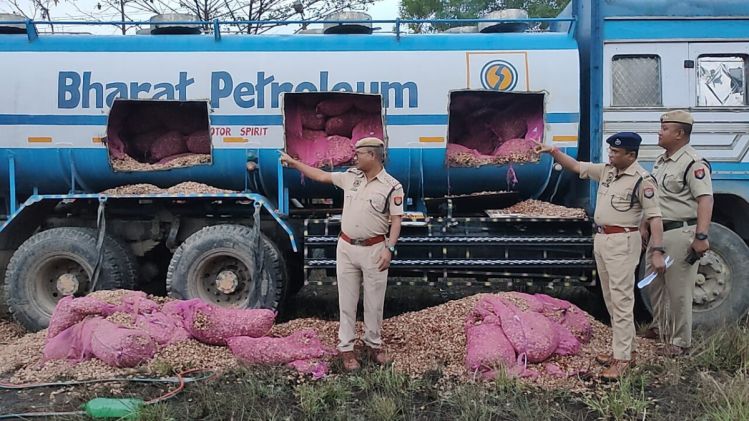 Cachar police seizes 20,000 kg of Burmese supari worth Rs 1 crore