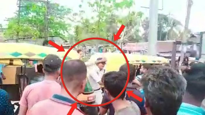 Unidentified youths assault policeman for failing to control traffic in Silchar