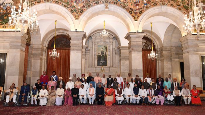 President Droupadi Murmu confers Padma awards to three personalities of Assam
