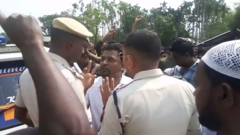 Assam: Protests erupt in Silchar after minister Parimal Suklabaidya's convoy kills biker Assam: Protests erupt in Silchar after minister Parimal Suklabaidya's convoy kills biker