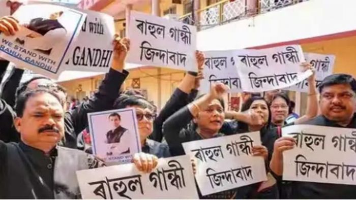 Ruckus in Assam Assembly over Rahul Gandhi's disqualification