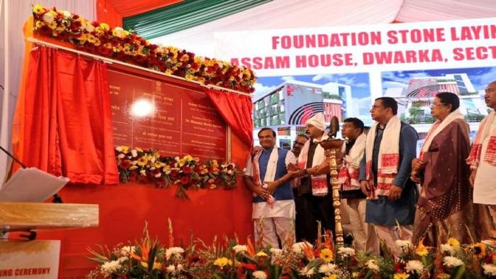 Foundation stone of New Assam Bhawan laid in Delhi