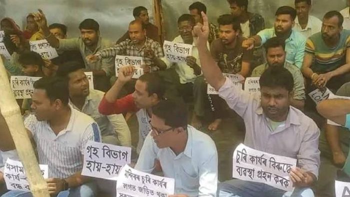 Assam: Muslim youths demand action against temple thefts in Morigaon
