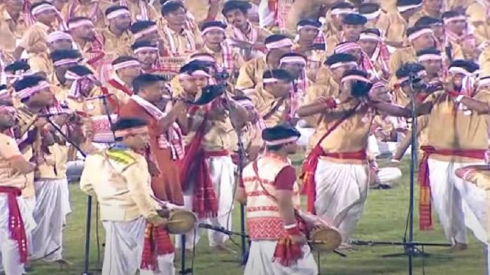 Assam sets aother Guinness World Record for largest live group performance of traditional DHOL