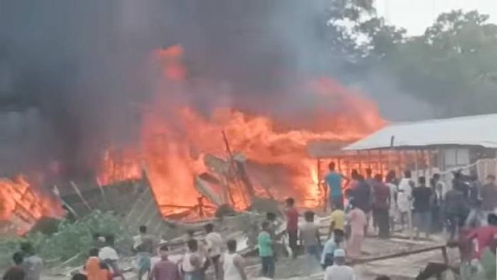 Fire breaks out in Dimapur