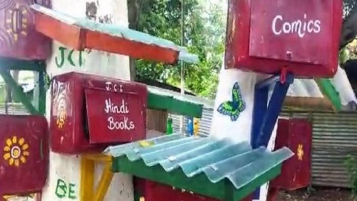Assam: 'Park Library' in Golaghat town lets visitors read books while enjoying a walk