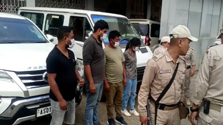Manipur: Four held with brown sugar in Kangpokpi town Manipur: Four held with brown sugar in Kangpokpi town