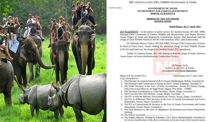 Order stating the replacing of Chief Wildlife Warden post (R)