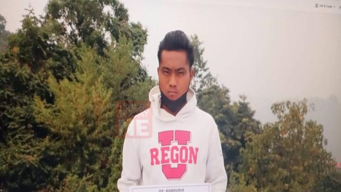 Arrested Khonsa jailbreak accused and dreaded NSCN cadre Rocksen Homchha