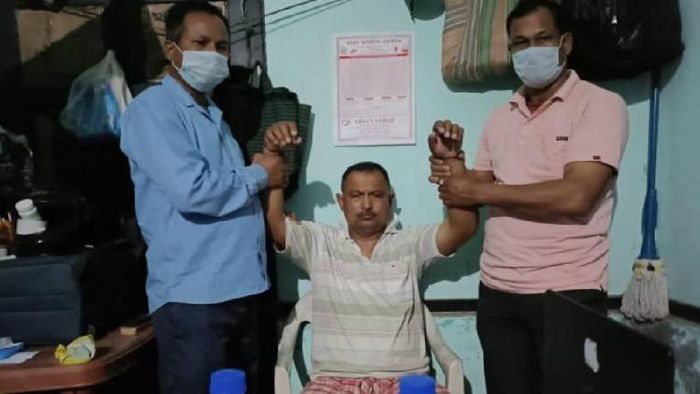 Arrested SI of Nagaon Police Station Suruzul Haque