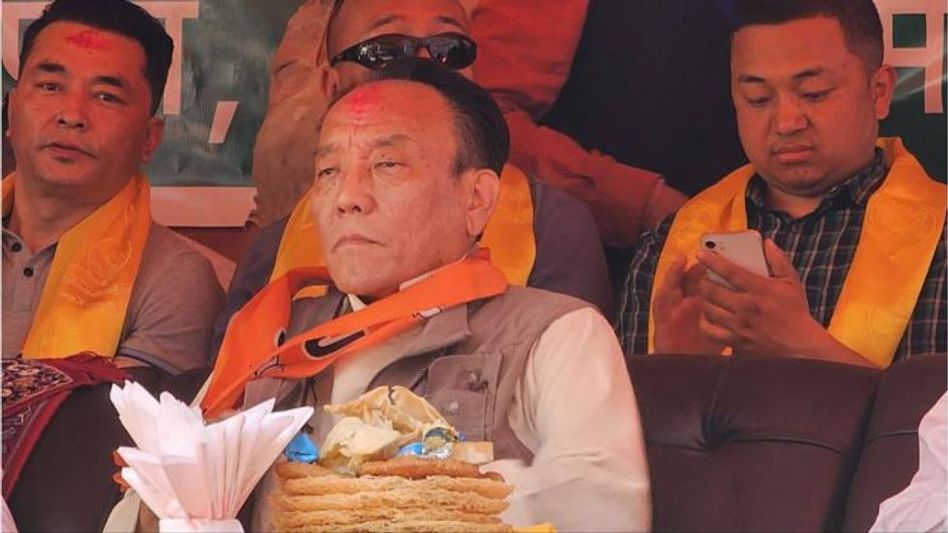 Sikkim Bhutia Lepcha Apex Committee Convener Tseten Tashi Bhutia officially joins BJP at Rangpo Sikkim Bhutia Lepcha Apex Committee Convener Tseten Tashi Bhutia officially joins BJP at Rangpo