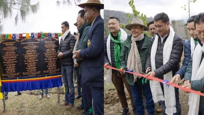Arunachal Chief Minister Pema Khandu inaugurates several infra projects in Mechuka town