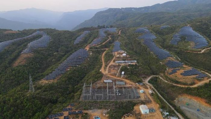 Vankal Solar Park in Mizoram