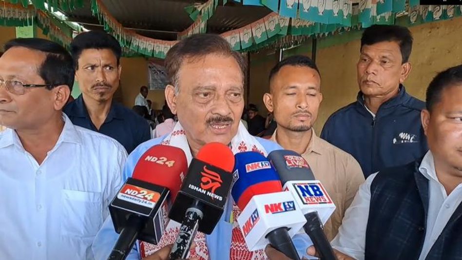 Assam : Congress leader RP Sharma claims BJP MLAs to join Congress, alleges Modi government's ties with Adani Assam : Congress leader RP Sharma claims BJP MLAs to join Congress, alleges Modi government's ties with Adani