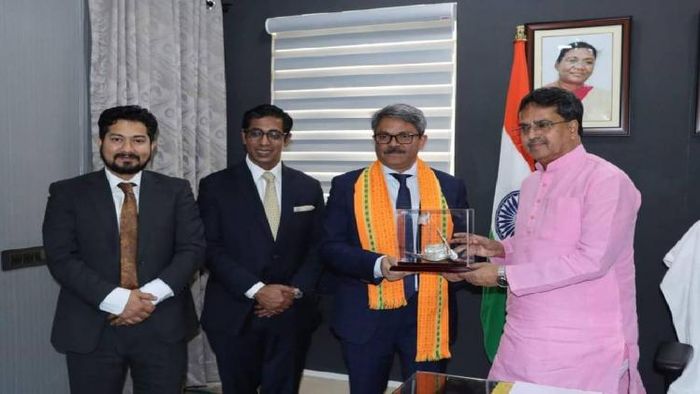 Bangladesh Minister with Tripura CM