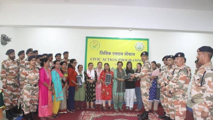 Sikkim: ITBP distributes solar street lights under Civic Action Programme, promotes welfare schemes for border villagers