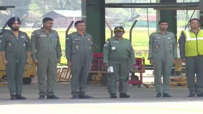 President Droupadi Murmu at Tezpur Air Force Station