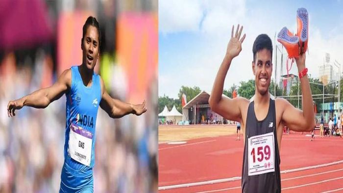 Amlan Borgohain and Hima Das