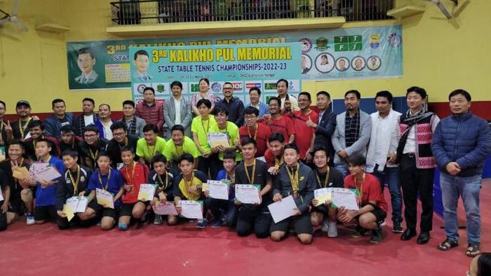 3rd Kalikho Pul state level table tennis tournament