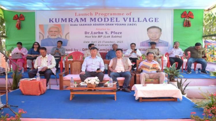 Recognition ceremony of Kumram village