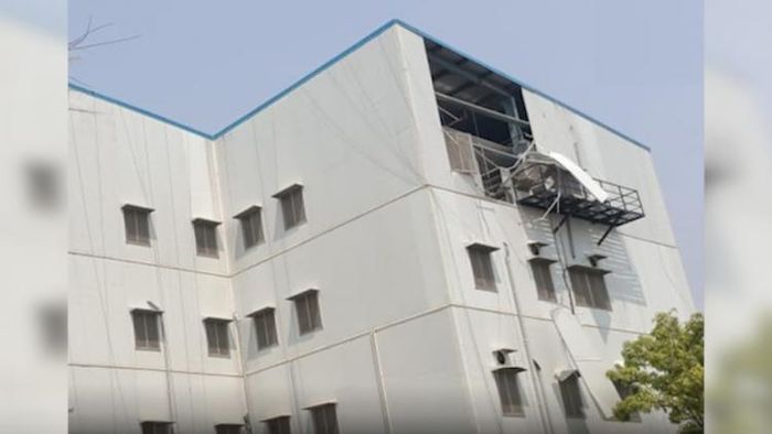 Part of newly inaugurated Medical College in Manipur damaged during storm