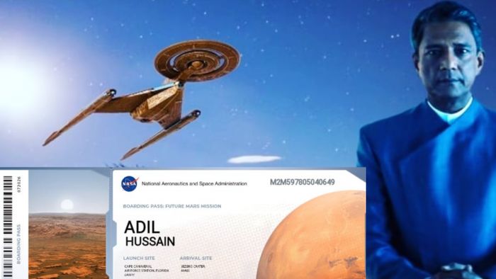 Adil Hussain gets a boarding pass to Mars!