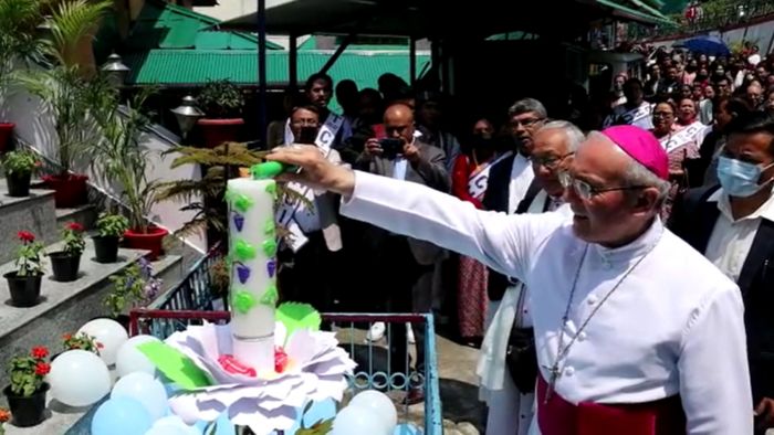 Archbishop Leopoldo Girelli Apostolic Nuncio to India and Nepal visits Sikkim