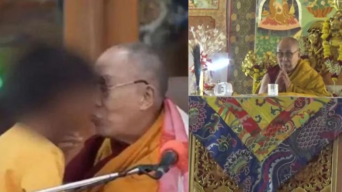 Dalai Lama apologises to minor over viral 'kissing video'