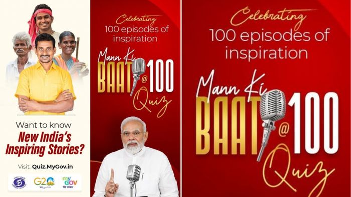 PM Modi urges citizens to participate in its 100-episode quiz