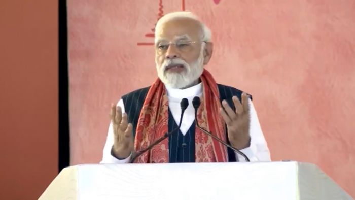 PM Modi veiled attack on Congress in Assam